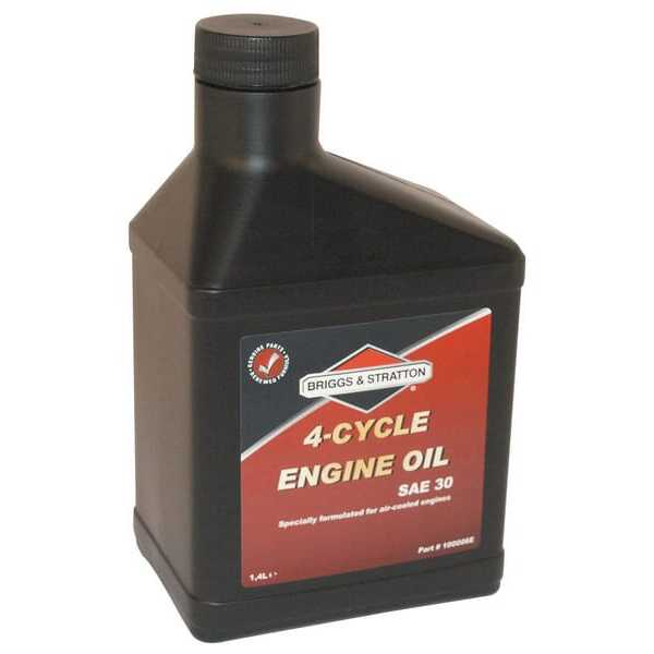 BS 4 takts olie Briggs & Stratton - 100006E - Olie SAE 30 1,4 liter Briggs & Stratton