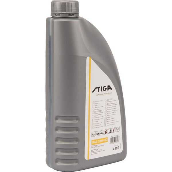 Stiga Motorolie - 1111923801 - Motorolie, 1,4 l, syntetisk, SAE 10W-30 fra Stiga