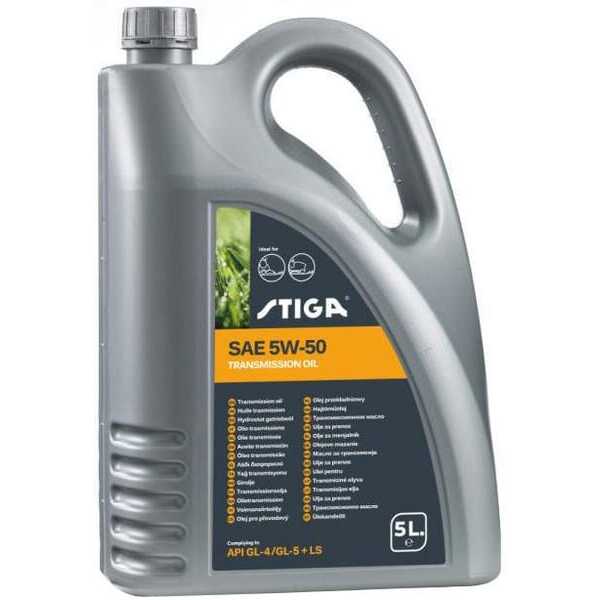 Stiga Transmissionsolie - 1111928201 - Transmissionsolie SAE 5W-50 5 l