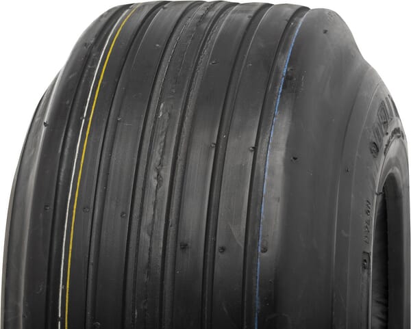 Dæk med fælgstørrelse 6". - 1560064T510S - Dæk m/slange 15x6.00-6, 4-lags, lige ventil, T-510, Kramp
