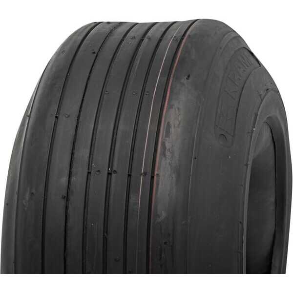 Dæk Tyres with rim size 8" - 1665084T510S - Dæk m/slange 16x6.50-8, 4-lags, lige ventil, T-510, Kramp