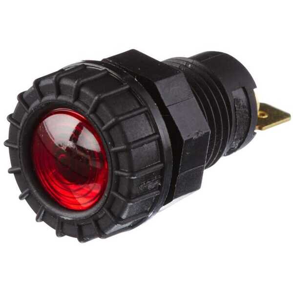 John Deere Advarselskontakt – forsænket montering BA9SHella - 2AA008594031 - Indikatorlampe Halogen, rund, 12/24 V, rød, boltmon