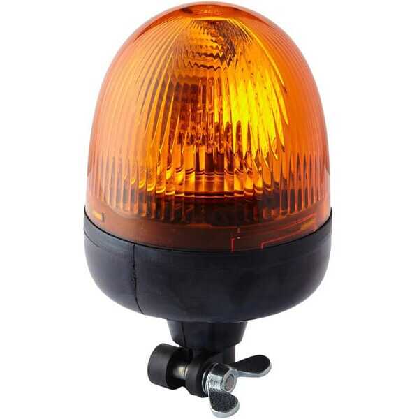 John Deere Rotorblink Rota Compact by Hella - 2RL009506001 - Rotorblink Halogen, rund, 12V, ravgul, stang montering, Ø 135mm x 2