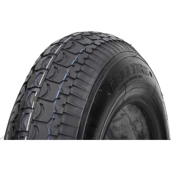 Dæk Tyres with rim size 8 - 40086T991S - Dæk 4.00 x 8-6 lag med slange T-991-16 TR13