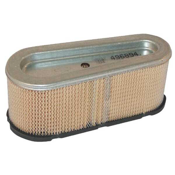 BS Luft filter oval typeBriggs & Stratton - 496894S - Luftfilter (4139)