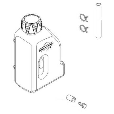 Briggs & Stratton Brændstoftank - 799111 - Brændstoftank