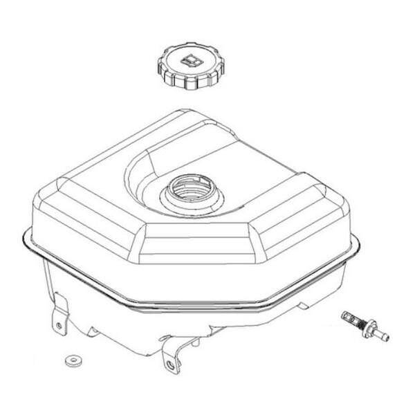 Briggs & Stratton Brændstoftank - 799782 - Brændstoftank
