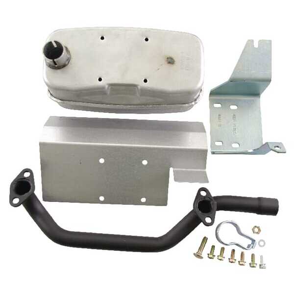 Briggs & Stratton Lydpotte, deflektor, møtrik - 807752 - Muffler