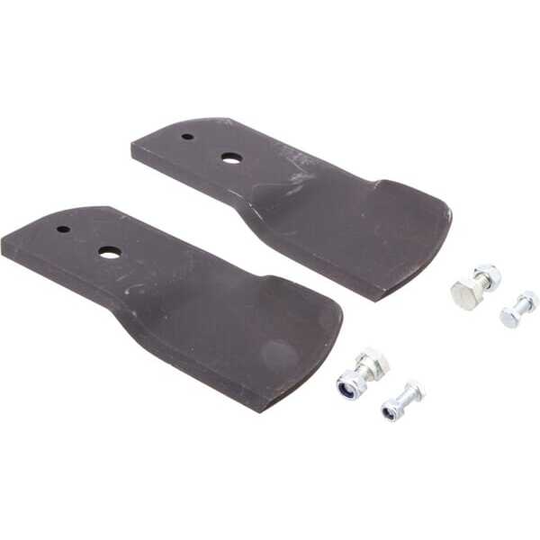 Stiga Knivspidser/luftkløvesætoversigtuniversal - FGP405560 - Knivsæt (2 stk) med bolte højre/CW 170 x 70 mm CH 11,2 mm 11349063