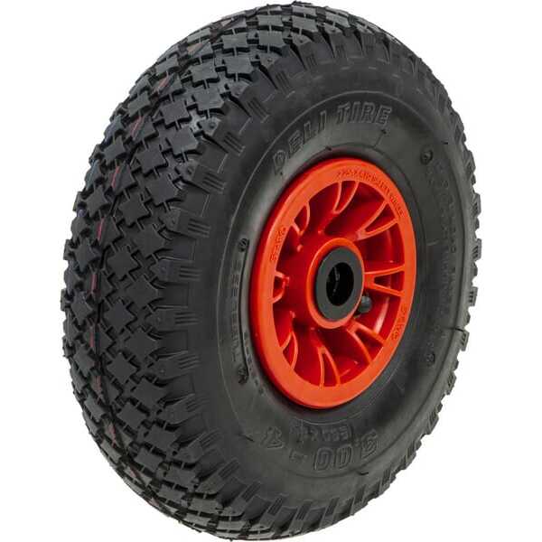 Dæk Hjul komplet 4" fælg med leje - JK26085KN - Wheel 3.00x4 Pneu.tyre 260x85