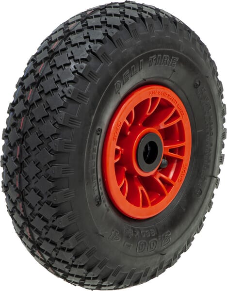 Dæk Hjul komplet 4" fælg med leje - JK26085KN - Wheel 3.00x4 Pneu.tyre 260x85