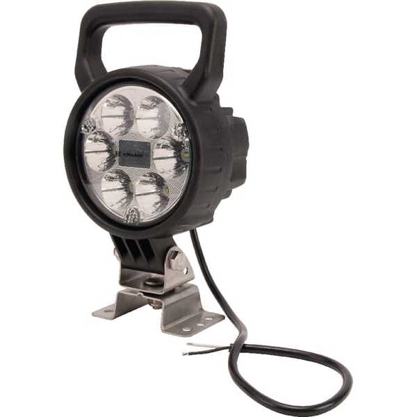 John Deere Arbejdslygte rund LED - LA10016 - LED Arbejdslygte 2000 lumen 25 W, rund, 10/30 V, Ø 117 mm, fjernområde, 6 LED'er, K