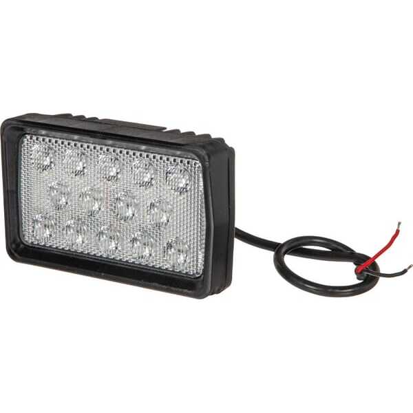 John Deere Arbejdslygte LED, rektangulær - LA10412 - LED arbejdslampe 21 W 2600 lm - projektør højre