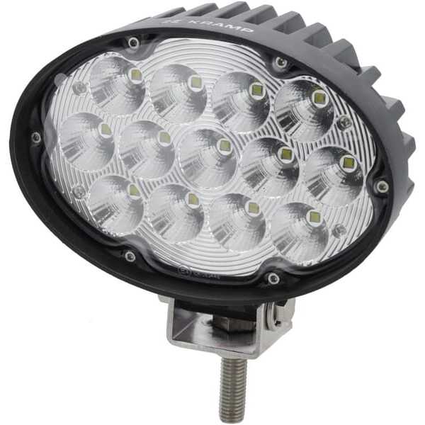 John Deere Arbejdslampe LED, oval - LA10432SP - Arbejdslygte LED, 65W, 5880lm, oval, 10/30V, 166x148x95mm, Deutsch stik, Spot, 1