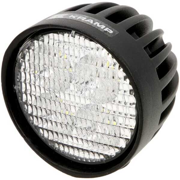 John Deere Arbejdslygte rund LED - LA10551 - Arbejdslygte LED, 40 W, 4000 lm, rund, hvid, 10/30 V, 84x126x71,8 mm, AMP-stik, 4 L