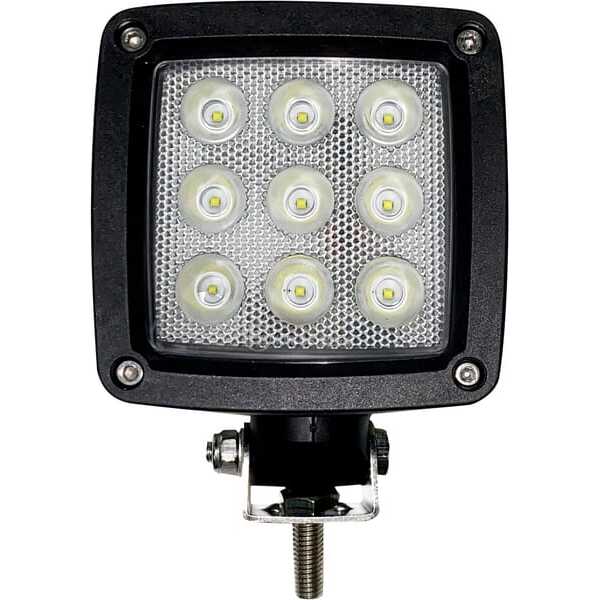 John Deere Arbejdslygte LED, firkantet - LA10555 - Arbejdslygte LED, 27 W, 3000 lm, kvadratisk, 10/30 V, 10x30x81 mm Deutsch sti
