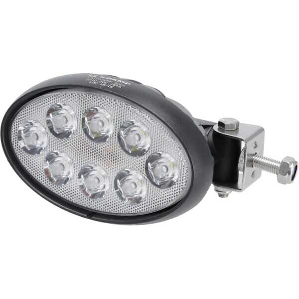 John Deere Arbejdslampe LED, oval - LA10558SP - Arbejdslygte LED, 56W, 5320lm, oval, 10/30V, 160x129x68mm, Deutsch stik, Spot, 8