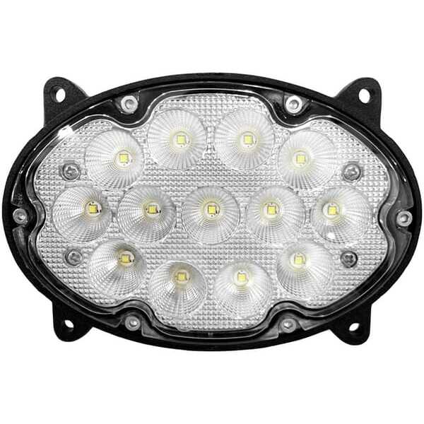 John Deere Arbejdslampe LED, oval - LA10600 - Arbejdslygte LED, 39 W, 3500 lm, oval, 10/30 V, 138x93x69 mm bredprojektør, 13 LED