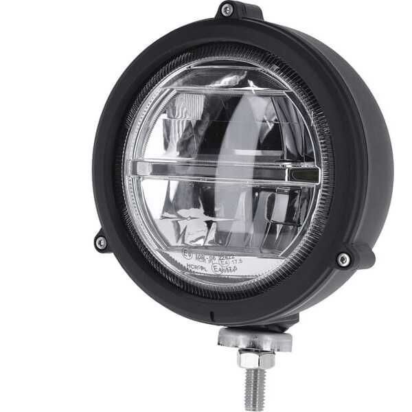 John Deere Forlygte - LA80045 - Forlygte LED, rund, 10-30 V, fastgøres med bolte, Ø 150 mm, Kramp