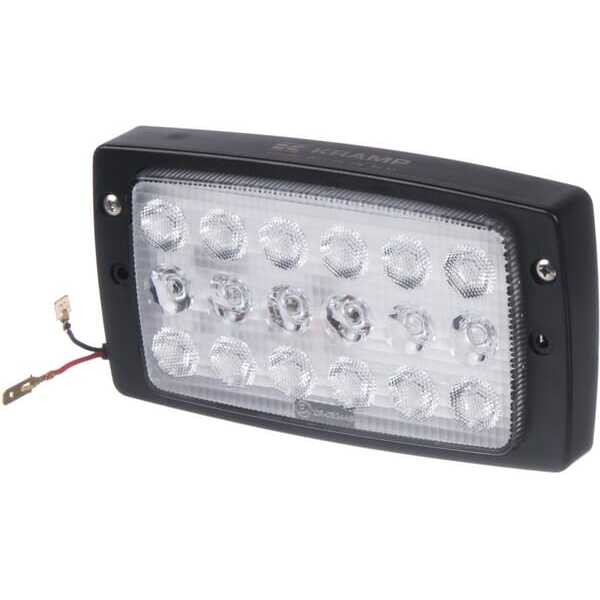 John Deere Arbejdslygte LED, rektangulær - LA80300 - Arbejdslygte LED, 27 W, 3375 lm, firkantet, 10-30 V, hvid, 182,5x48x101,5 m