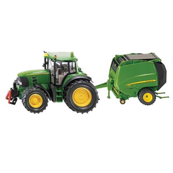John Deere S01665 6920 med rundballepresser - S01665 - John Deere 7530 med rundballepresser
