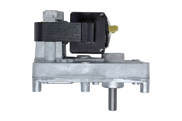 Gearmotor til pilleovn: 1 rpm - aksel 9,5 mm - 230 v