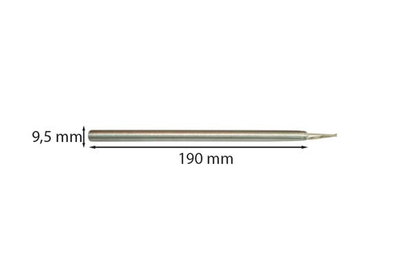 Gløderør / Eltænder til pilleovn: 9,5 mm x 190 mm 280 Watt 
