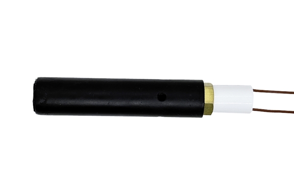 Gløderør rund keramisk med hylster til pilleovn: 22 mm x 95 mm 330 Watt